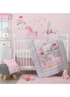 Bedtime Originals Rainbow Unicorn Lamp with Shade & Bulb  - Image 4