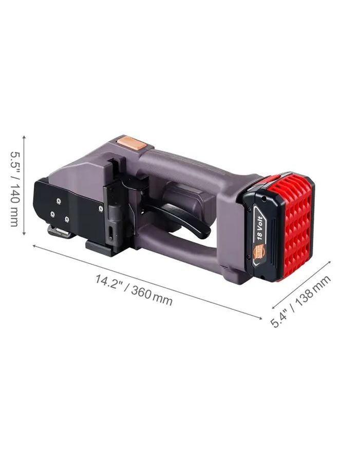 آلة الربط الآلي الكهربائية البنية لأشرطة البولي بروبلين والبولي إيثيلين تيريفثاليت مقاس 0.39-0.75 بوصة - Image 5