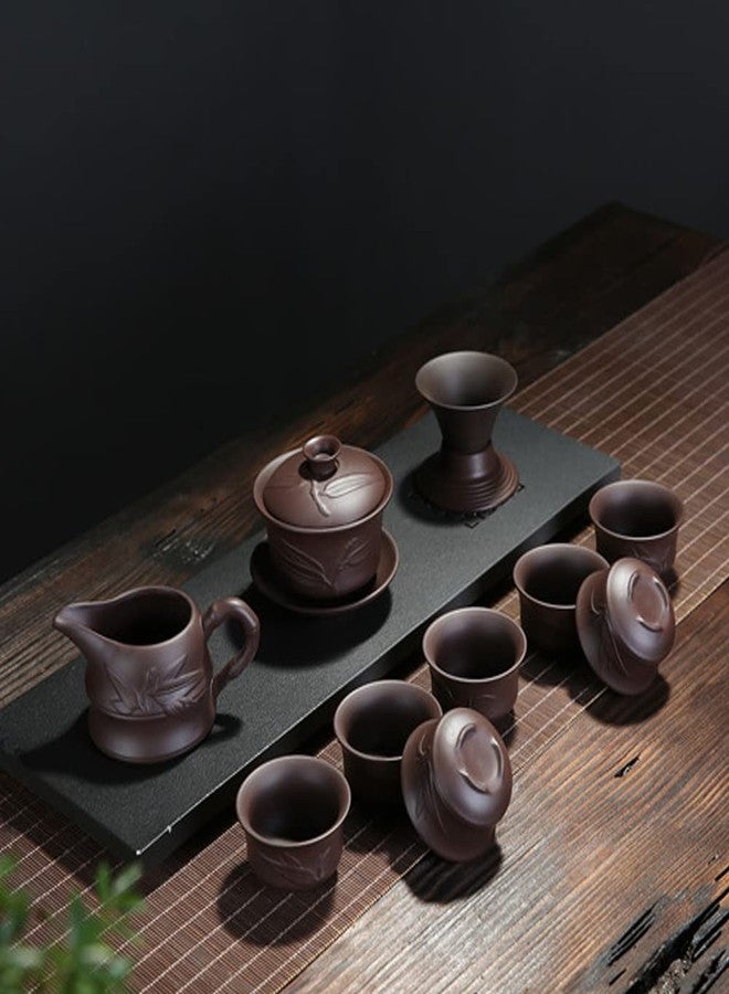 Woonsoon Yixing Chinese Zisha Gaiwan Handmade 170ml China Porcelain Gaiwan Kungfu Teacup Traditional Chinese Teaware Tea Set - Image 5