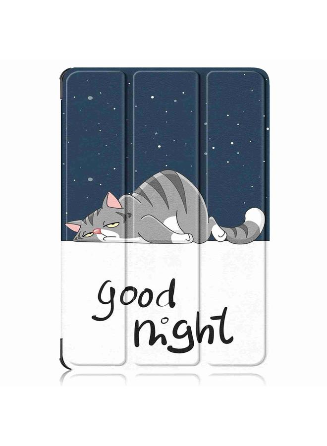 S-TOP Case For Huawei MatePad 11.5S Custer Texture Coloured Drawing 3-Fold Holder Smart Leather Tablet Case - Image 2
