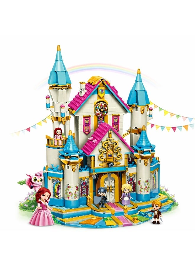 Qman Princess Castle Building Blocks Set for Kids – 1169 Pieces with 5 Mini Figures, Creative Construction Toy for Girls Ages 6+ - Image 1