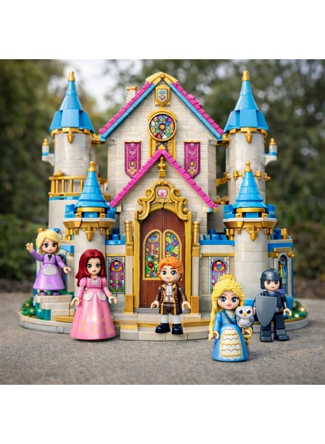 Qman Princess Castle Building Blocks Set for Kids – 1169 Pieces with 5 Mini Figures, Creative Construction Toy for Girls Ages 6+ - Image 4