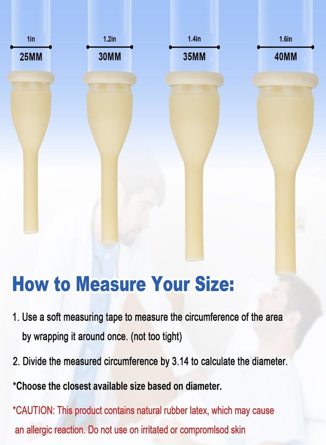 BeHerk External Condom Catheters for Elderly Men Age 80, 24 Soft Latex, 5 Catheter Stabilization Devices, 750 & 1000 ml Catheter Leg Bags, 2000 ml Catheter Bags, 2 Rolls of Tape, for Male Incontinence - Image 2