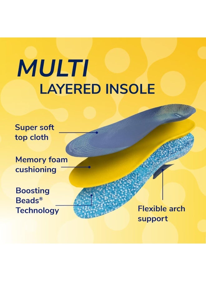 دكتور شولز Dr. Scholl's® 24-Hour Energy Multipurpose Insoles, Returns Energy with Every Step, Relieves Foot Pressure & Tired Achy Feet, Memory Foam & Gel Insert, Men's - Image 5