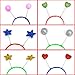 Skeleteen Glitter Antenna Head Boppers Rainbow Shapes Novelty Headbands 12 Pieces - Image 4