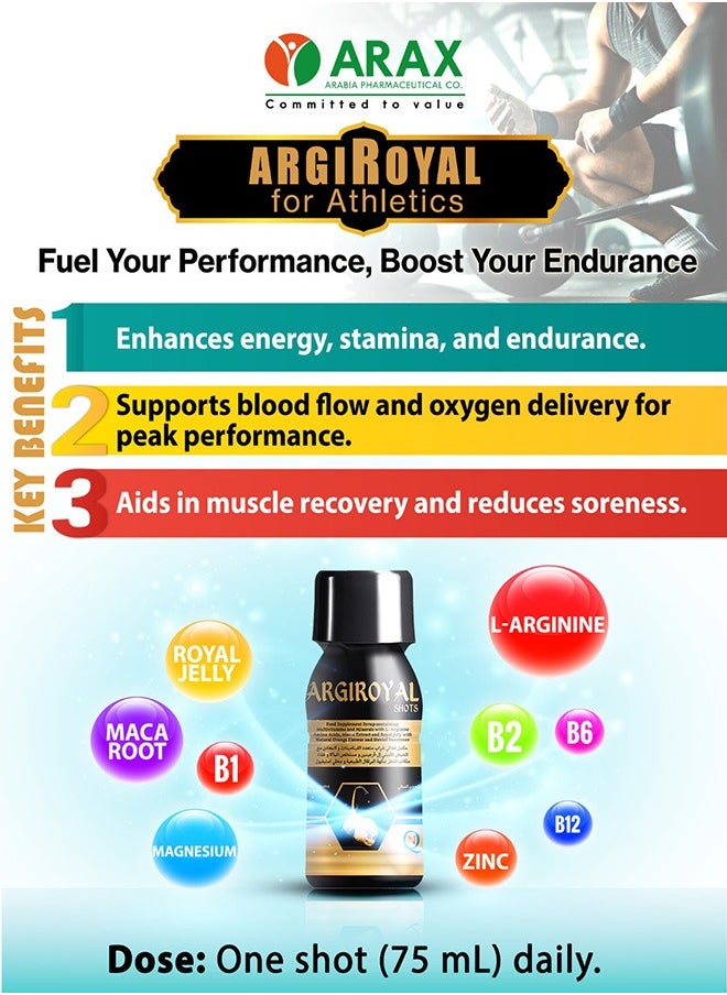 Noor AlQmar Argiroyal Shots Enhances Sexual Health, Boosts Libido And Energy - 12 Bottels  - Image 4