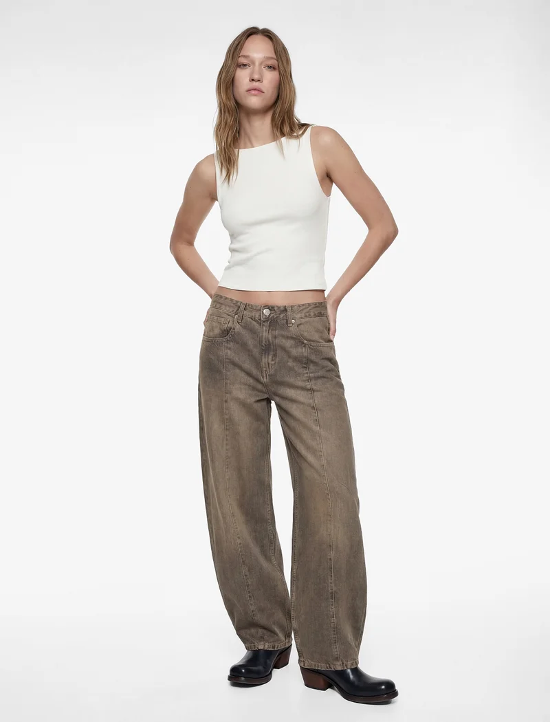 كوتون Crop Blouse