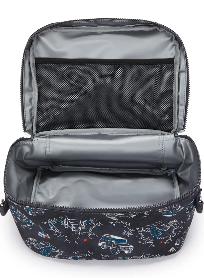 kipling Race Miyo Large Unisex Lunch Bag (with trolley sleeve) - Jungle Fun