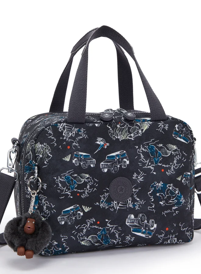 kipling Race Miyo Large Unisex Lunch Bag (with trolley sleeve) - Jungle Fun