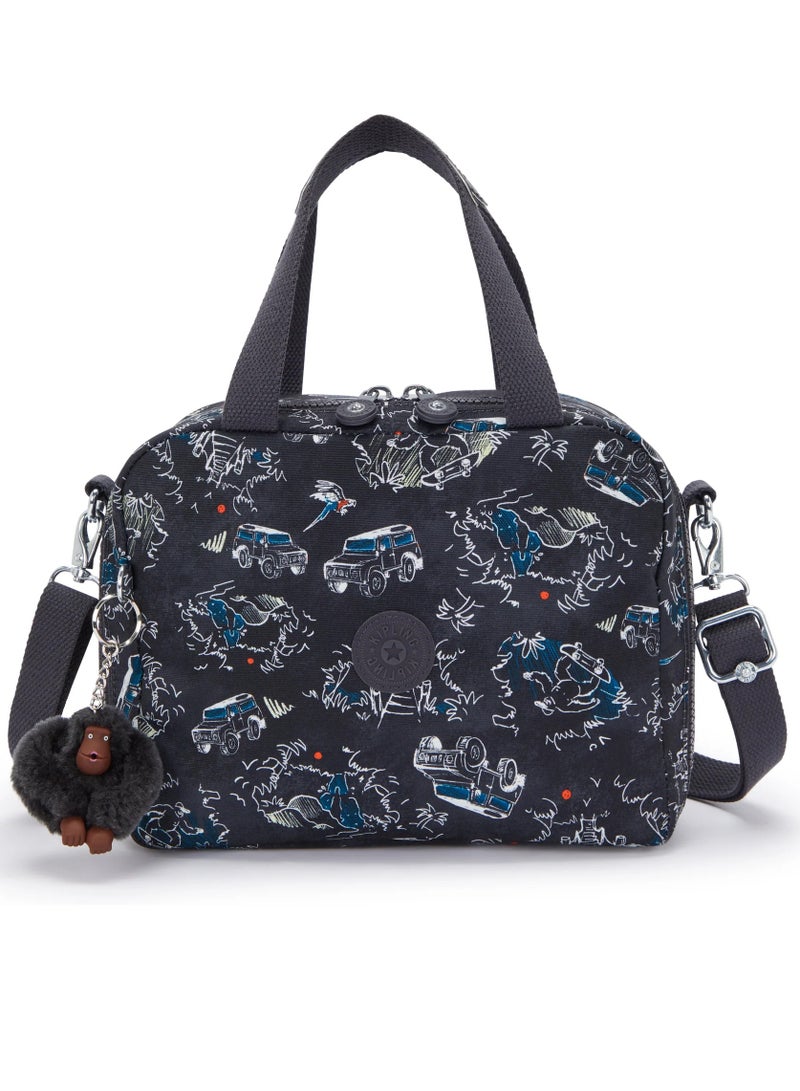 kipling Race Miyo Large Unisex Lunch Bag (with trolley sleeve) - Jungle Fun - Image 1