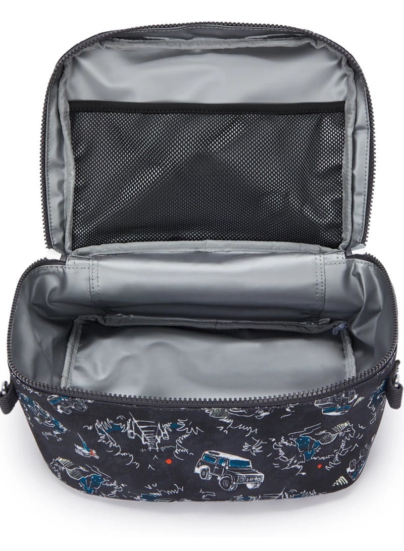 kipling Race Miyo Large Unisex Lunch Bag (with trolley sleeve) - Jungle Fun - Image 3