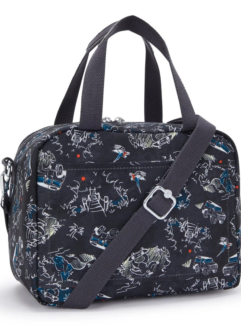 kipling Race Miyo Large Unisex Lunch Bag (with trolley sleeve) - Jungle Fun - Image 2
