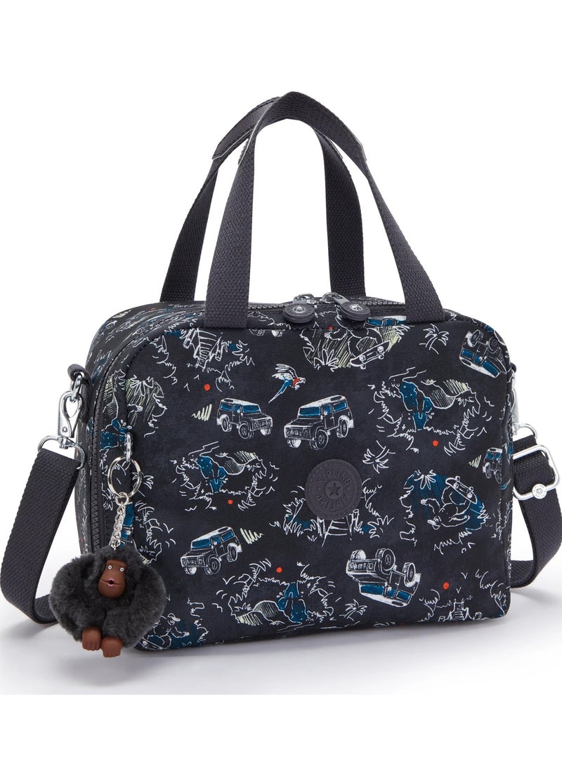 kipling Race Miyo Large Unisex Lunch Bag (with trolley sleeve) - Jungle Fun - Image 4