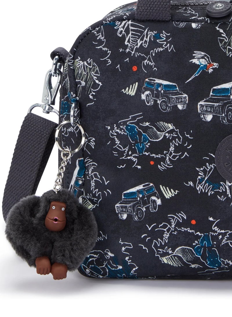kipling Race Miyo Large Unisex Lunch Bag (with trolley sleeve) - Jungle Fun - Image 5