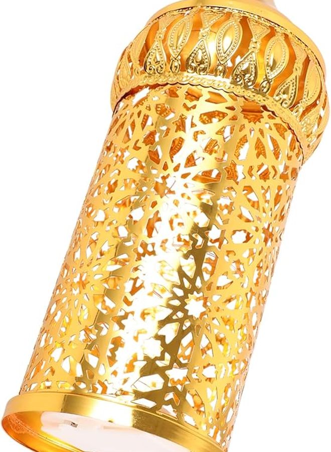 Vintage Decorative Lantern Table Light With Intricate Design For Home Festive Party - Image 1