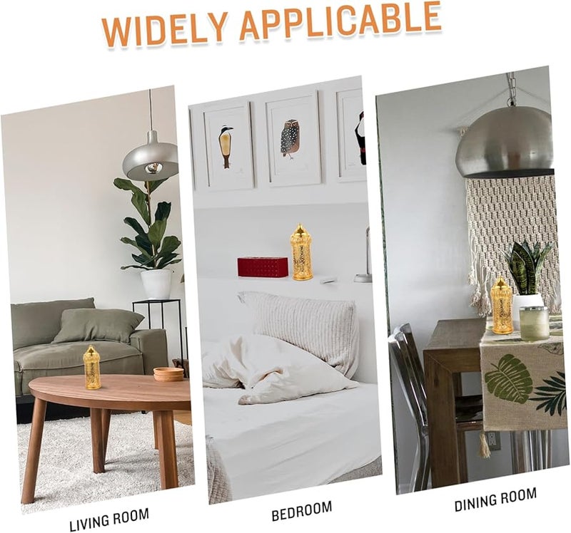 Vintage Decorative Lantern Table Light With Intricate Design For Home Festive Party - Image 3