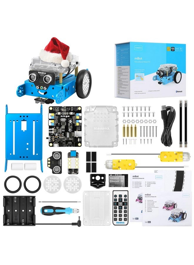 Makeblock - Mbot Robot Kit, Robotics For Kids Ages 8-12 Learn To Code With Scratch & Arduino, Stem Toys Science Kits For Kids Age 8-12 Boys And Girls Age 8+ - Image 1