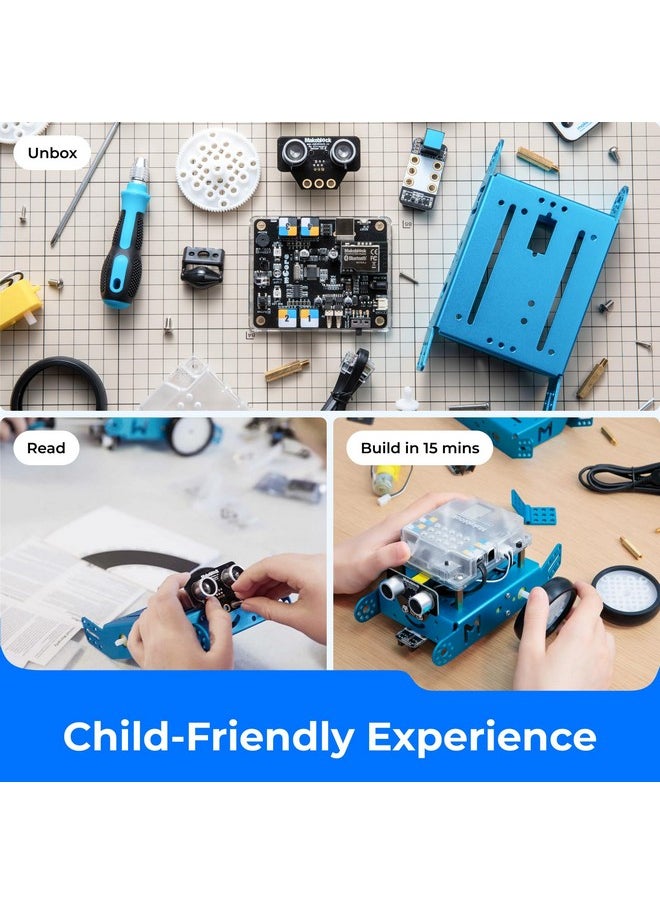 Makeblock - Mbot Robot Kit, Robotics For Kids Ages 8-12 Learn To Code With Scratch & Arduino, Stem Toys Science Kits For Kids Age 8-12 Boys And Girls Age 8+ - Image 1