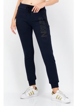 Women Drawstring Brand Logo Jogger Pants, Navy Blue - pzsku/Z748B0575FA6FD555C174Z/45/_/1724350992/b1869730-0233-4239-9c78-b43169b08225