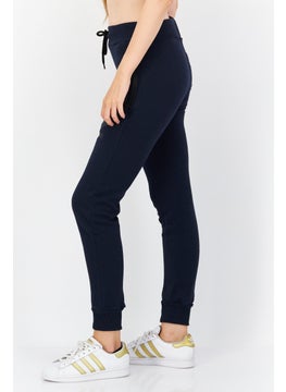 Women Drawstring Brand Logo Jogger Pants, Navy Blue - pzsku/Z748B0575FA6FD555C174Z/45/_/1739801641/3ecf3f80-df3f-483e-82fc-a4050a164a70