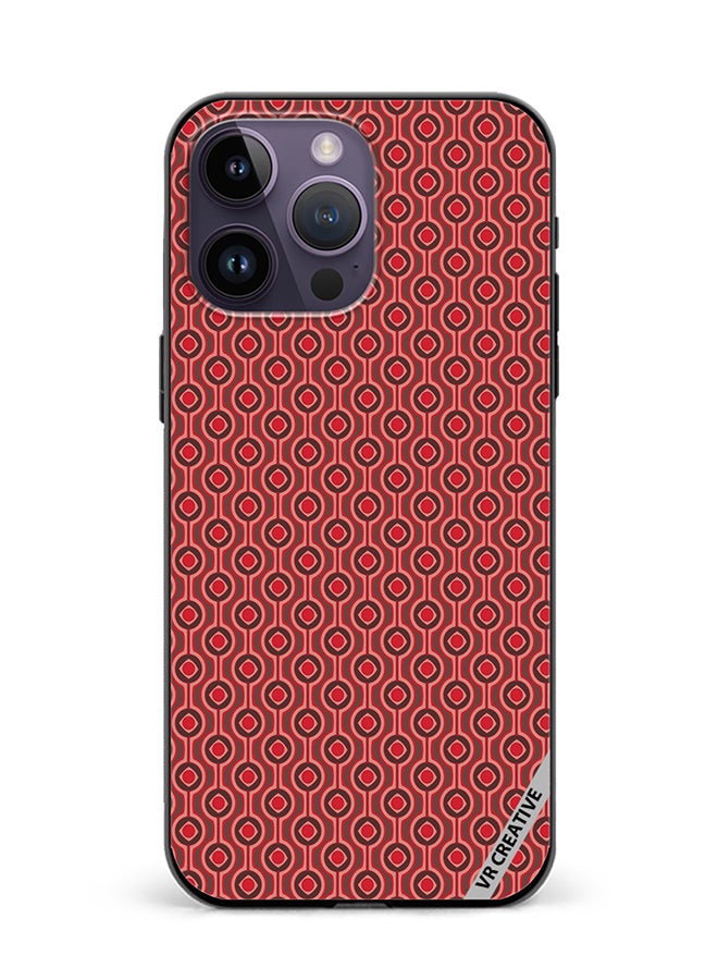 VR CREATIVE Protective Case Cover For Apple iPhone 15 Pro Max Pattern Red Design Multicolour - Image 1