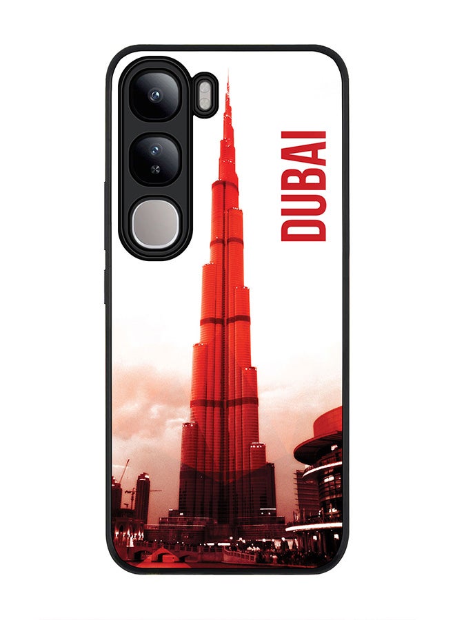 Stylizedd For vivo V40 Lite Case,Slim fit Camera Protection, Shockproof Thin Phone cover - Dubai - The Burj - Image 1