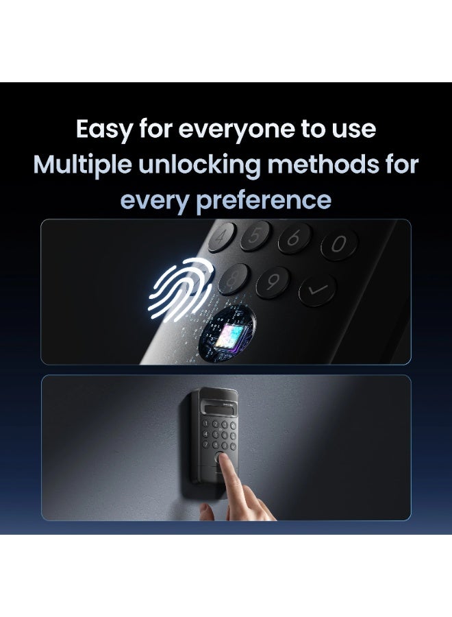 SwitchBot Keypad Touch with Vision – Smart Fingerprint, NFC, Passcode & App Control – Works with SwitchBot Lock Ultra – Weatherproof Outdoor Keyless Entry for Home & Office - Image 4