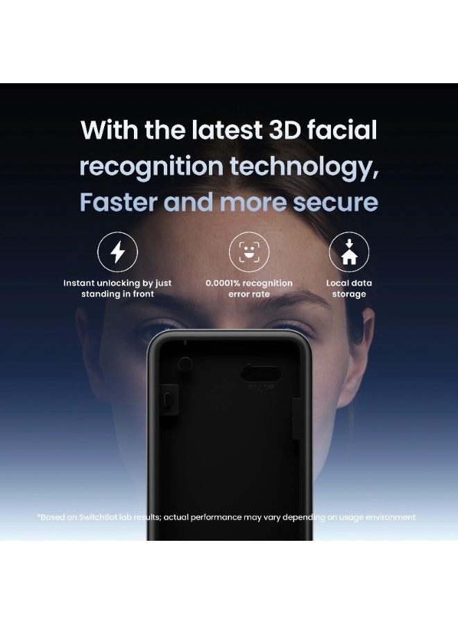SwitchBot Keypad Touch with Vision – Smart Fingerprint, NFC, Passcode & App Control – Works with SwitchBot Lock Ultra – Weatherproof Outdoor Keyless Entry for Home & Office - Image 2