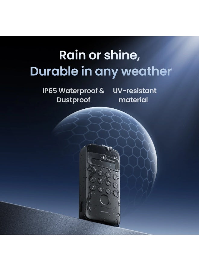SwitchBot Keypad Touch with Vision – Smart Fingerprint, NFC, Passcode & App Control – Works with SwitchBot Lock Ultra – Weatherproof Outdoor Keyless Entry for Home & Office - Image 5