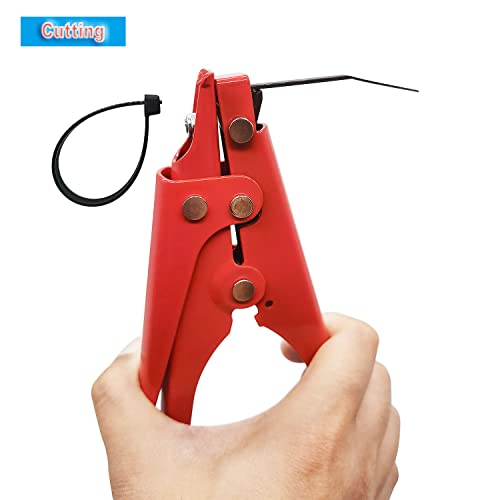 Superun Zip Tie Tool - Zip Tie Gun for Tensioning and Cutting Plastic Nylon Cable Ties of Width Under 3/8 Inch - Image 5