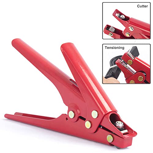 Superun Zip Tie Tool - Zip Tie Gun for Tensioning and Cutting Plastic Nylon Cable Ties of Width Under 3/8 Inch - Image 2