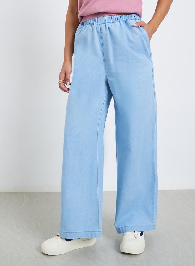 ستايلي جينز بأرجل مستقيمة بخصر مرتفع - Image 2