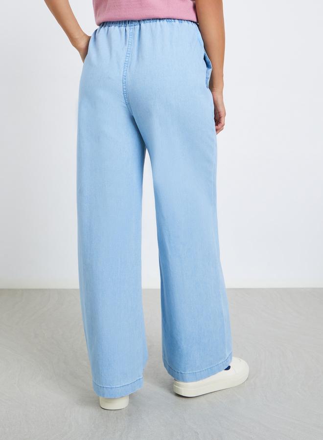 ستايلي جينز بأرجل مستقيمة بخصر مرتفع - Image 4