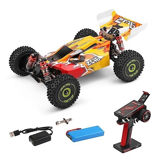 GoolRC سيارات GoolRC WLtoys 144010 الكهربائية بدون فرش للبالغين 114 مقياس سيارة تحكم عن بعد سباق عالي السرعة سيارة RC باجي 24GHz سيارة انزلاق RC مع هيكل معدني - Image 1