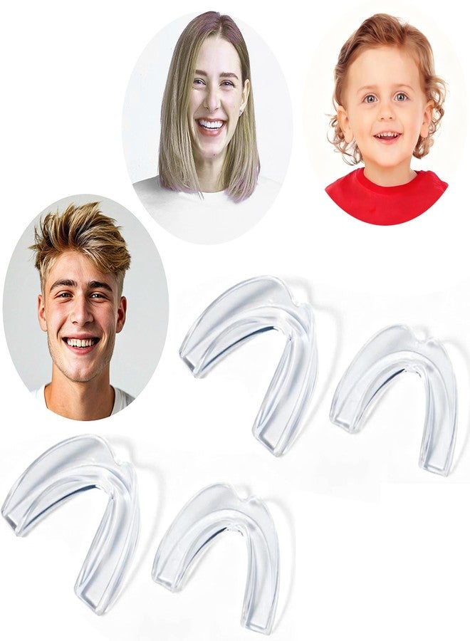 RupeeRise 4 Pcs Night Guards for Teeth Grinding, Teeth Aligners for Straightening Teeth, Mouth Guard for Nighttime Teeth Protection During Sleep, Custom-Fit Dental Guard Preparation - Image 5