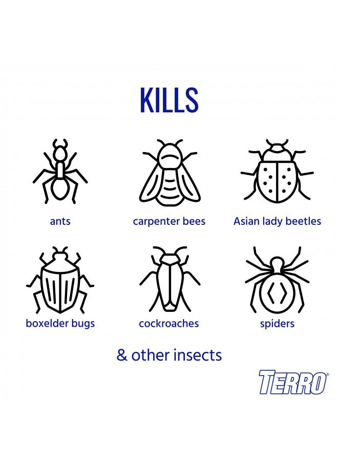 Terro TERRO T1700SR 2 Pack 19 oz Outdoor Ant Killer Spray, White  - Image 2