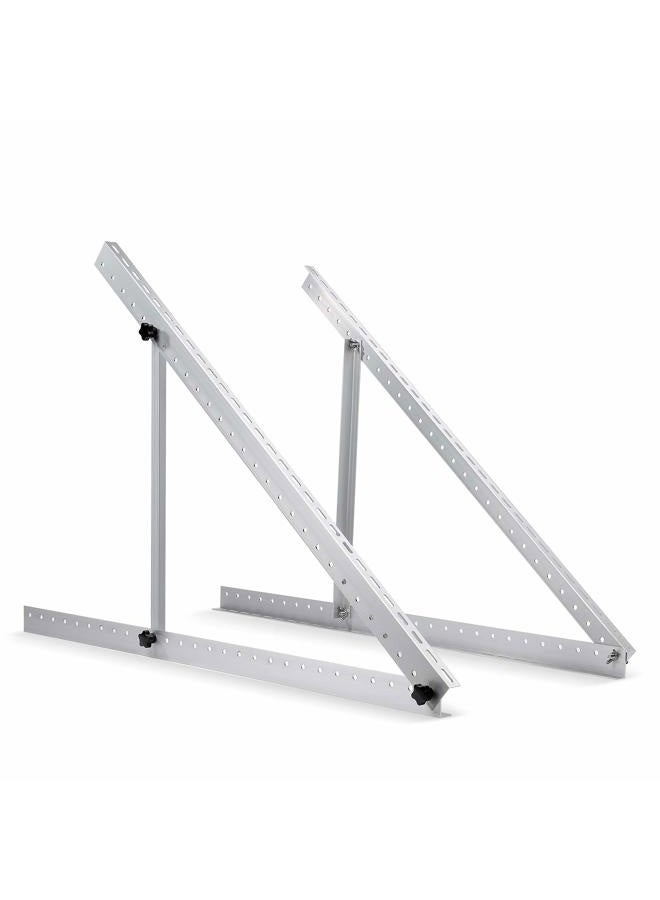 BougeRV 41in Adjustable Solar Panel Tilt Mount Brackets with Foldable Tilt Legs, Solar Panel Mounting Support up to 180 200 300 Watt Solar Panel for Roof, RV, Boat, and Off-Grid - Image 1