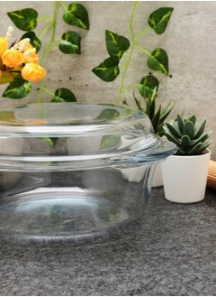 Borcam Round Glass Casserole With Lid 2100 ml 25.1x22x8 cm  - Image 4