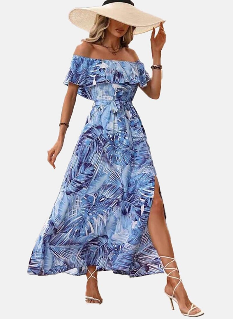 YUNIQEE Floral Off-Shoulder Dress - Image 3