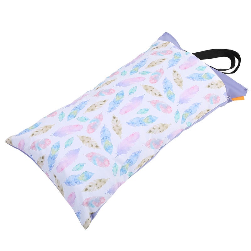 Large Hanging Wet/Dry Cloth Diaper Bag Waterproof Baby Inserts Nappy Laundry Storage Bag EF203 - Image 1