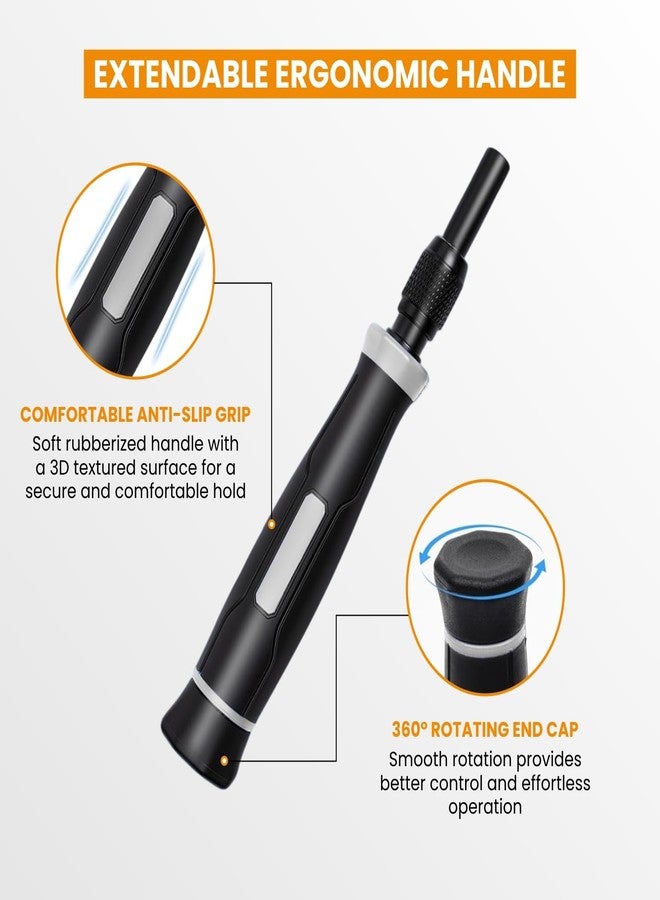 Dyazo 152-in-1 Precision Screwdriver Tool Kit | Magnetic Multi-Bit Set with Torx, Triwing & Hex Bits | Professional Repair Kit with Case for Laptop, Mobile, PC, PS5, Xbox, Switch, Watch & Electronics - Image 5