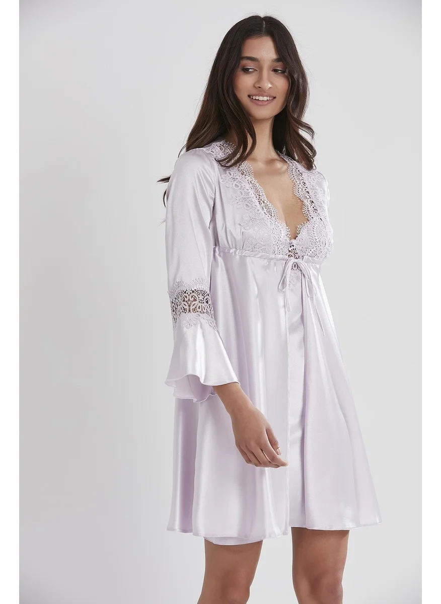 بيير كاردان 6325 Women's Satin Six Dowry Set - Viola