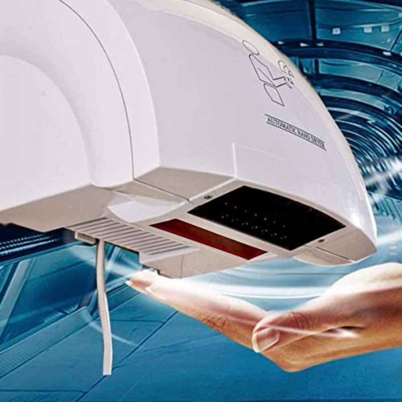 Constant Temperature Wall-Mounted Automatic Hand Dryer, Commercial Toilet/Public Place Hand Dryer, 230VAC/1800W High Speed Automatic Electric Hand Dryer - Image 5
