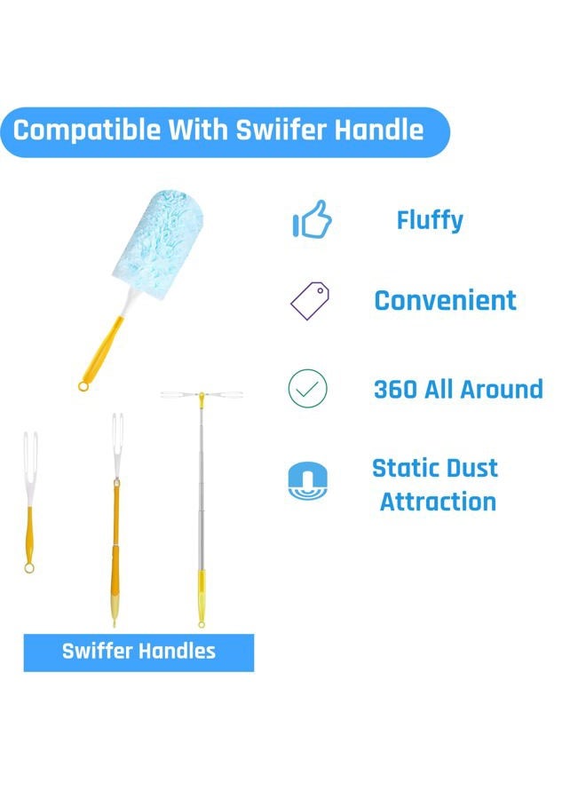 PEACHICHA 360 Degree Dusters Refills,Heavy Duty Duster Refills, Disposable Replacement Head for Cleaning, Multi Surface Refills, 30 Count - Image 5