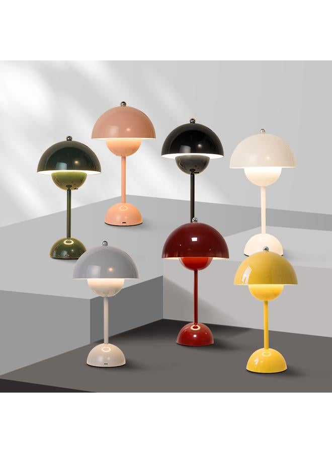 الأزرق جي دبليو مصباح برعم زهور مصباح بجانب السرير لغرفة النوم مصباح سعيد لمرافقة الزفاف مصباح طاولة غرفة زفاف جديد زوج من مصباح الفطر جو احتفالي - Image 2