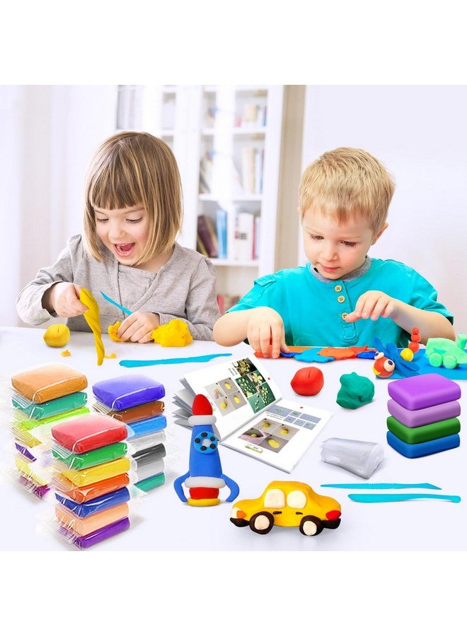 ESSENSON Air Dry Clay 100 Colors Modeling Clay For Kids Diy Molding Magic Clay Gift For Kids - Image 5