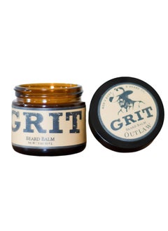 GRIT Beard Balm Outlaw (1.6 oz) | All Natural | Styles, Strengthens & Softens Beards & Mustaches | Moisturizes Skin | Leave in Conditioner Wax for Men