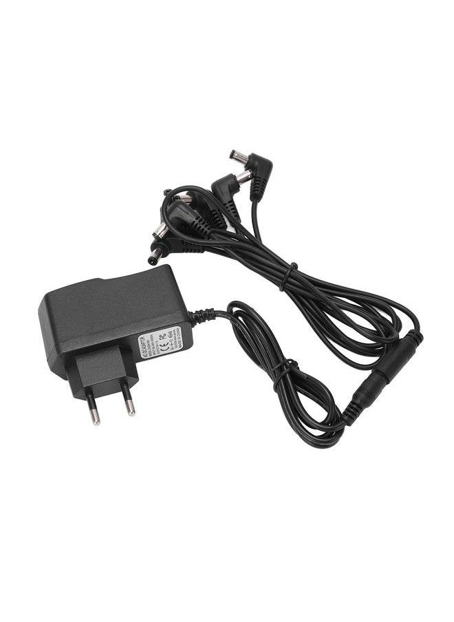 Thoraya Guitar Effect Pedal Power Supply Adapter 6 Way Daisy Chain Cable 100‑240V  - Image 4