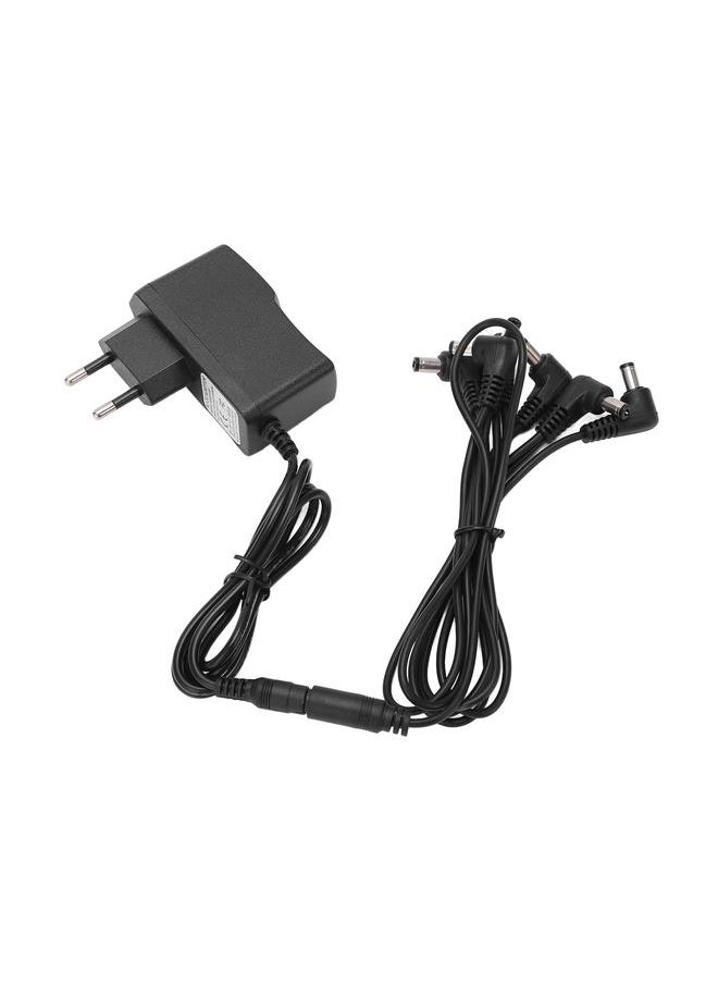 Thoraya Guitar Effect Pedal Power Supply Adapter 6 Way Daisy Chain Cable 100‑240V  - Image 5