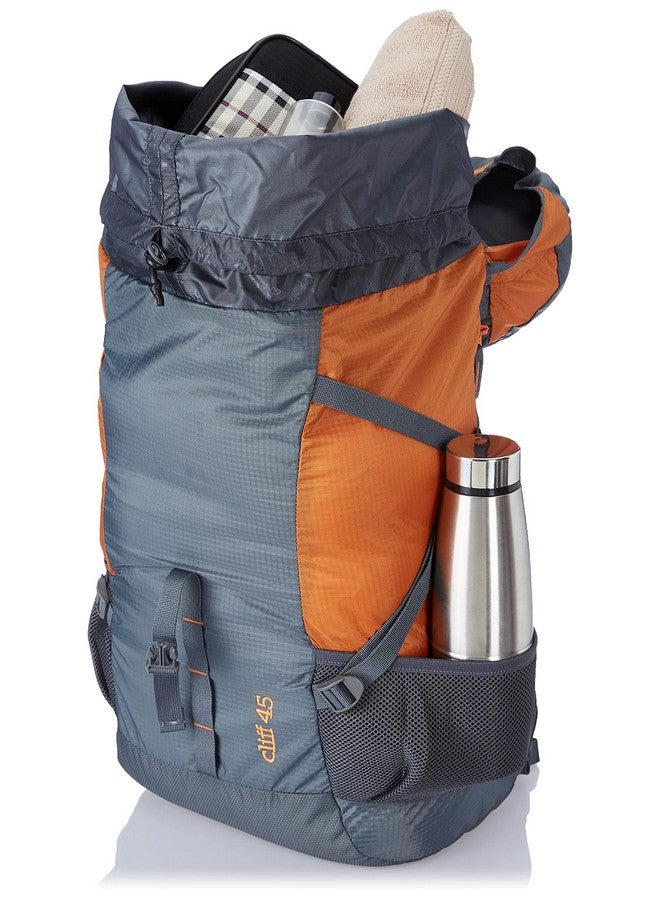 WILDCRAFT 45 Ltrs Grey And Orange Rucksack Large - Image 2